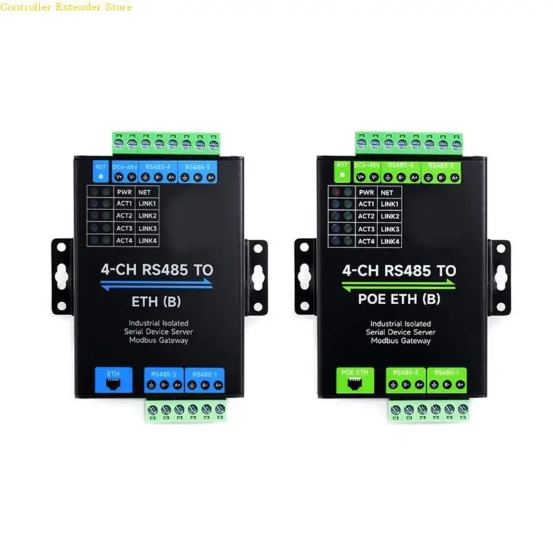 

Industrial RS485 to RJ45 Ethernet Module Bidirectional Independent Operation