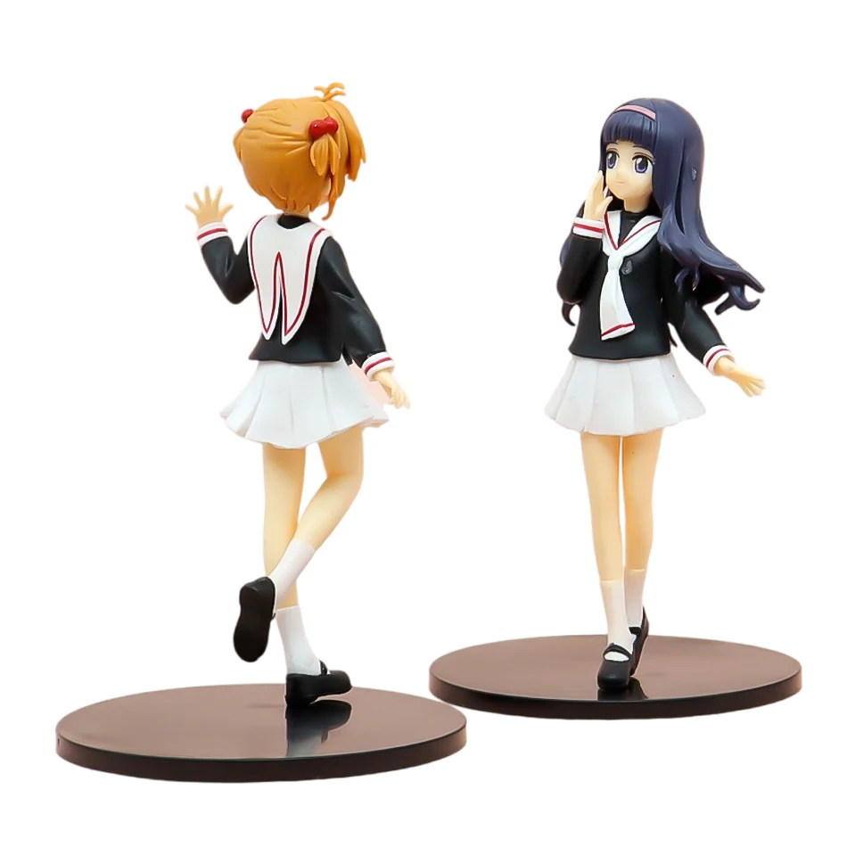 16 cm Anime Card Captor Sakura Figur Haruno Sakura Tomoyo Daidoji Action PVC Modell Sammeln Dekorationen Spielzeug Geschenk Auf Lager – Detail 7