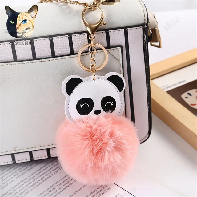 Fluffy Fur Pom Keychains Soft Faux Rabbit Fur Ball Car Keyring Pompom Key  Chains Key Holder Women Bag Pendant Jewelry Gifts - AliExpress