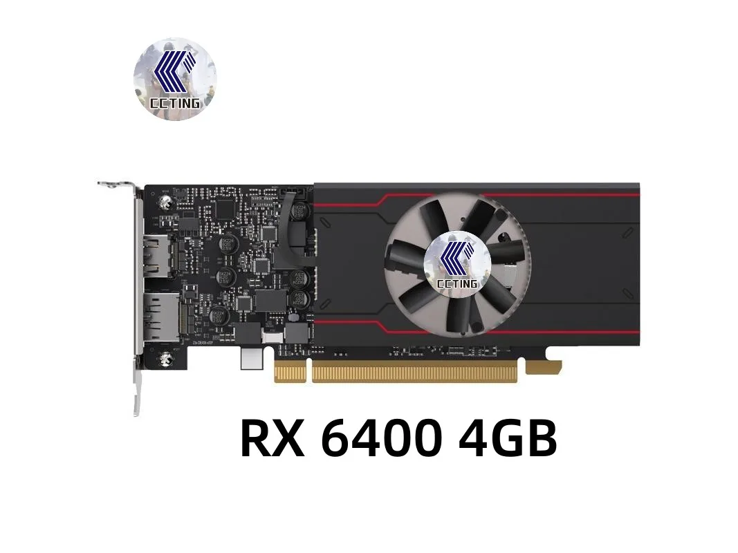 CCTING-RX-6400-4G-D6-Platinum-Graphics-Card-GPU-RX-6400-4GB-GDDR6-64Bit ...