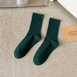 Vibrant Cotton Soft Socks - Women's Mid - Tube Fashion Hosiery in Bold Colors - One Size (Peacock Blue)