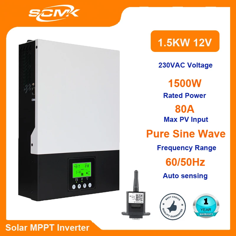 Inverter Ibrido 1.5Kw 2Kw 2.4Kw 3Kw Regolatore Del Caricatore Mppt Sinusoidale Pura Mini Convertitore Di Alimentazione Di Energia Solare Di Alta Quali