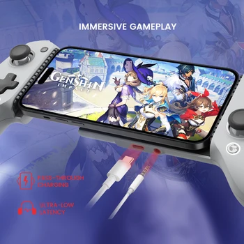 GameSir G8 Galileo Type-C Mobile Gaming Controller – Hall Effect Sticks, Mappable Buttons, Works With Android & IPhone 15