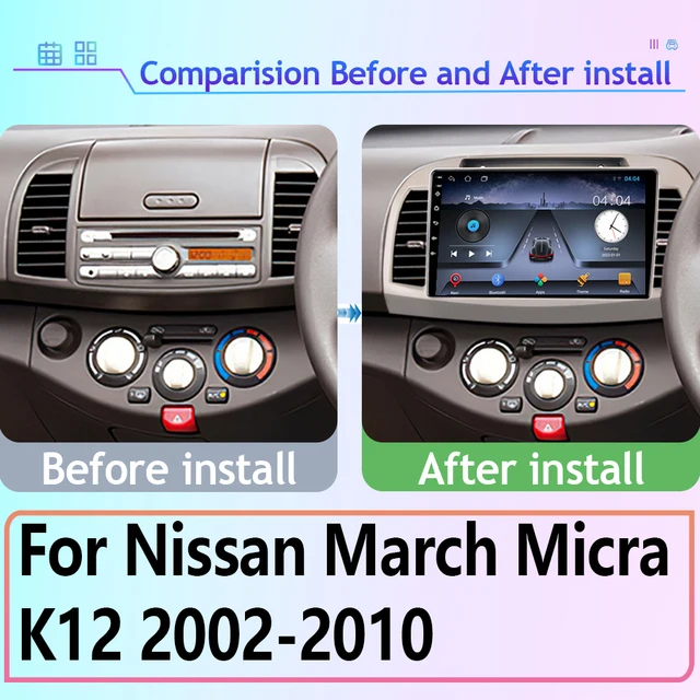 Android Radio For Nissan March Micra K12 2002-2010 Car Multimedia