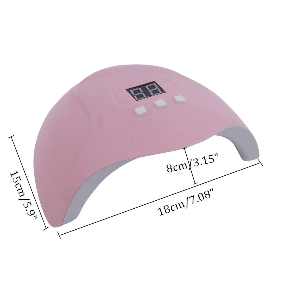 Nails Lamp UV Led Lamp Manicure 36W Nail Polish Drying Lamp Smart Sensor USB Rechargeable Nails Heating Dryer Tool images - 6