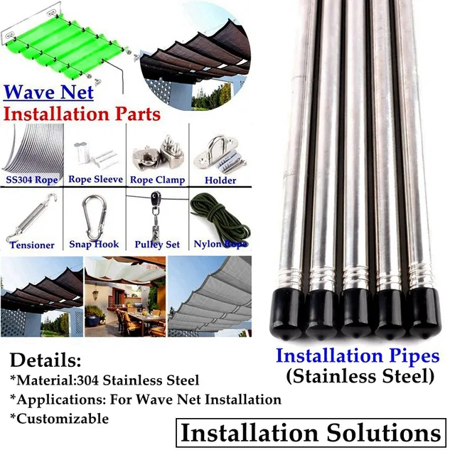 Vela Ombreggiante 3x4m - Tenda Parasole UV 90% HDPE Per Giardino, Patio, Esterno - Foto 11