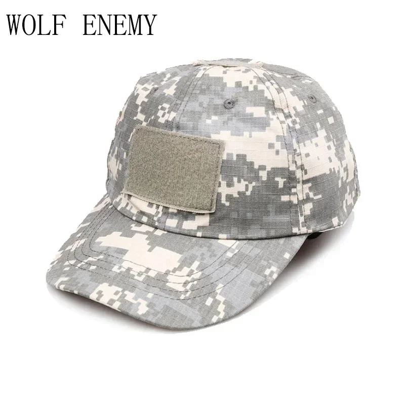 Adjustable Baseball Cap Tactical Summer Sunscreen Hat Camouflage Hunting Camo Airsoft Hunting Camping Hiking Fishing Caps