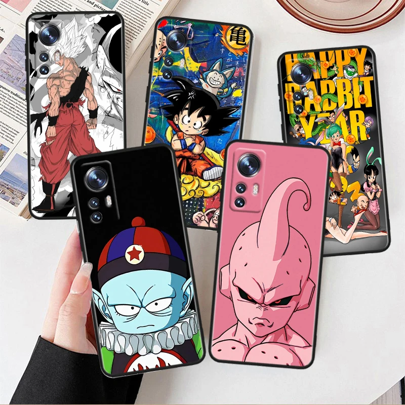 Dragons Balls Per Xiaomi Mi 13 12T 12S 12X 11I 11X 11T Play Hypercharge Lite Ultra Pro Custodia Morbida Nera Per Telefono
