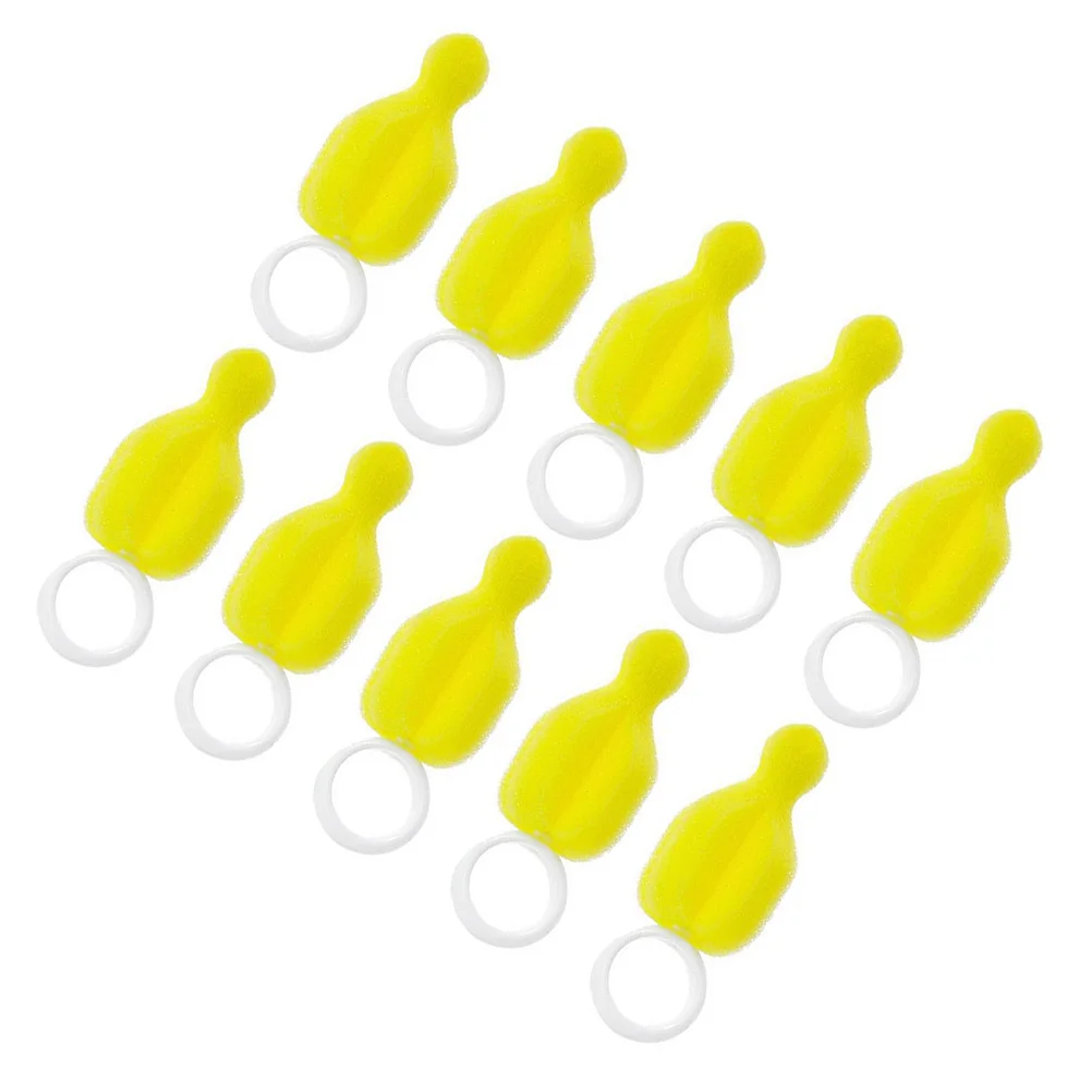 20pcs Cleaner Portable Small Pacifier Soother Sponge Brush Bottle Pacifier Cleaning Sponge for Home Outdoor Travel