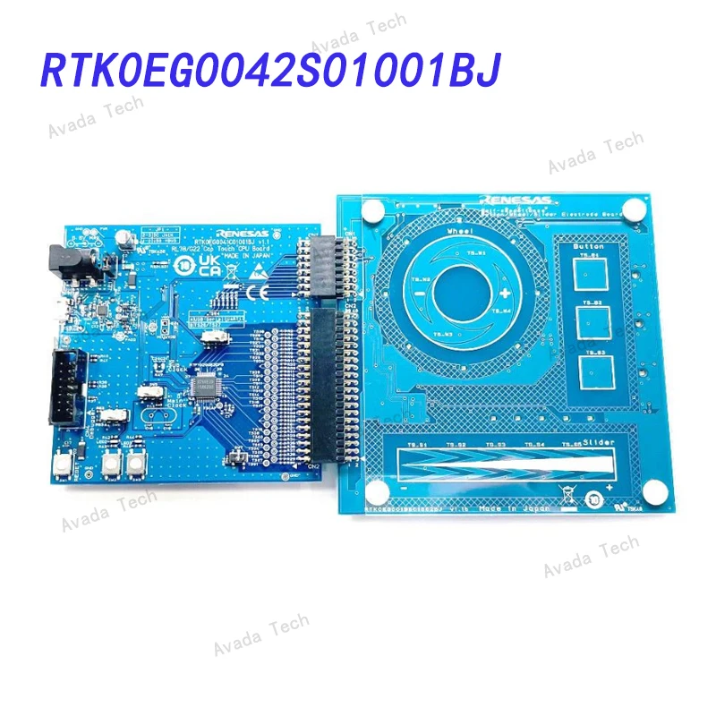 

Макетная плата и набор инструментов Avada Tech RTK0EG0042S01001BJ, другие процессоры, емкостная сенсорная система Eva для RL78/G22
