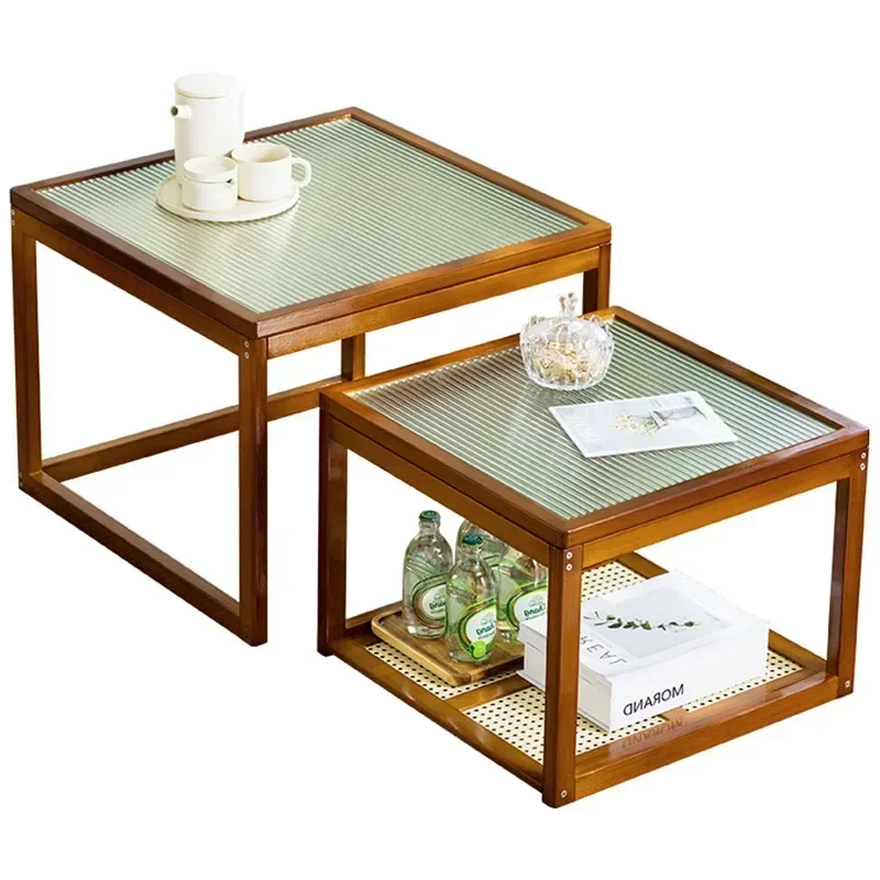 Kawaii Luxury Coffee Table Trau Living Room Small Design Nordic Coffe Table Mesa Lateral Minimalist Kaffee Tische Furniture Home