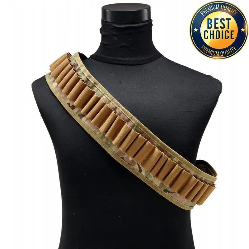 Camo Tactical Shotgun Belt for Hunting