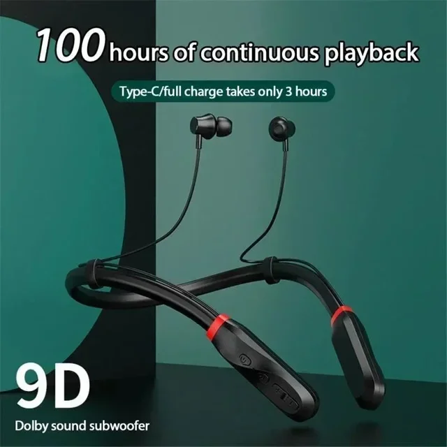 Sports Bluetooth Earphones Universal Dual Earbuds Wireless I35 Earphones - Bluetooth-compatible Neckband Headphones 1