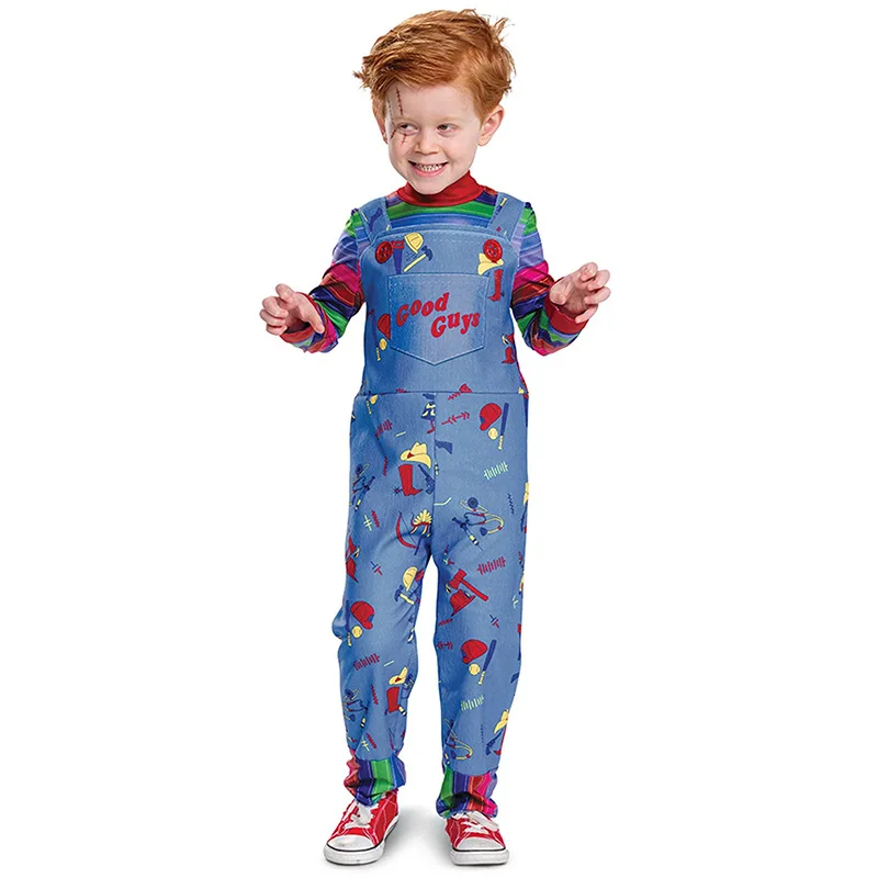 Disfraz De Cosplay De Chucky Para Bebé, Traje De Cosplay De La Novia De Chucky, Muñeca Fantasma De Terror, Trajes De Halloween Para Niños