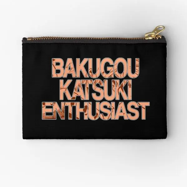 

Bakugou Zipper Pouches Panties Coin Men Socks Money Bag Pocket Key Small Cosmetic Storage Pure Packaging Underwear Wallet Women