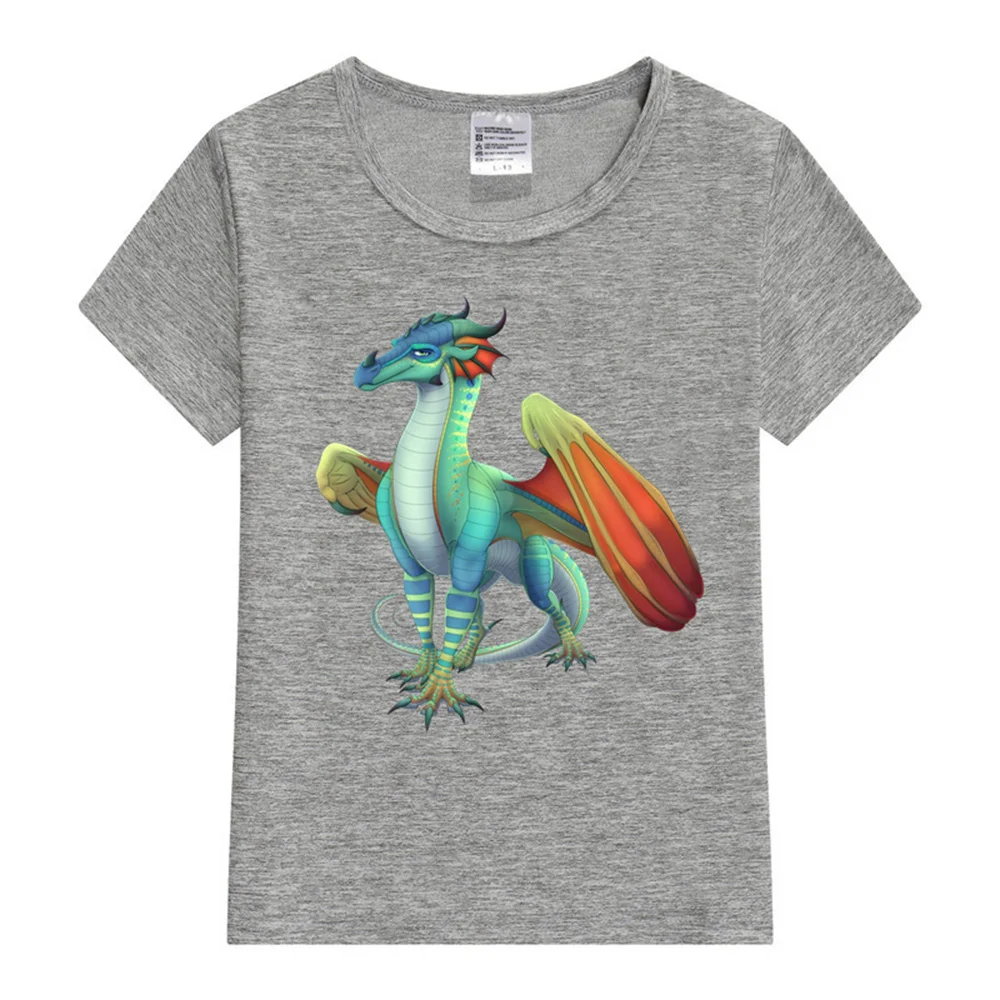 Glory the RainWing Kids T-Shi Kids Clothes Boys Girls Summer Cartoon Tops Short Sleeve Clothes 100% Cotton Baby Clothing 2