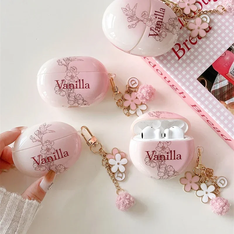 Custodia Romantica Per Huawei Freebuds Pro 2 + Custodia Per Fiori Rosa Per Freebuds 5I 4I Custodia Per Freebuds 5 Funda Huawei Earbuds