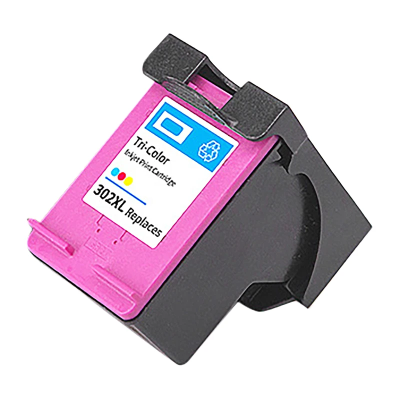 Cartuccia Stampante Hd Intercambiabile Compatibile 302Xl Per Hp Deskjet 1111 1112 2130 2132 2620 3632 4510, Rosa