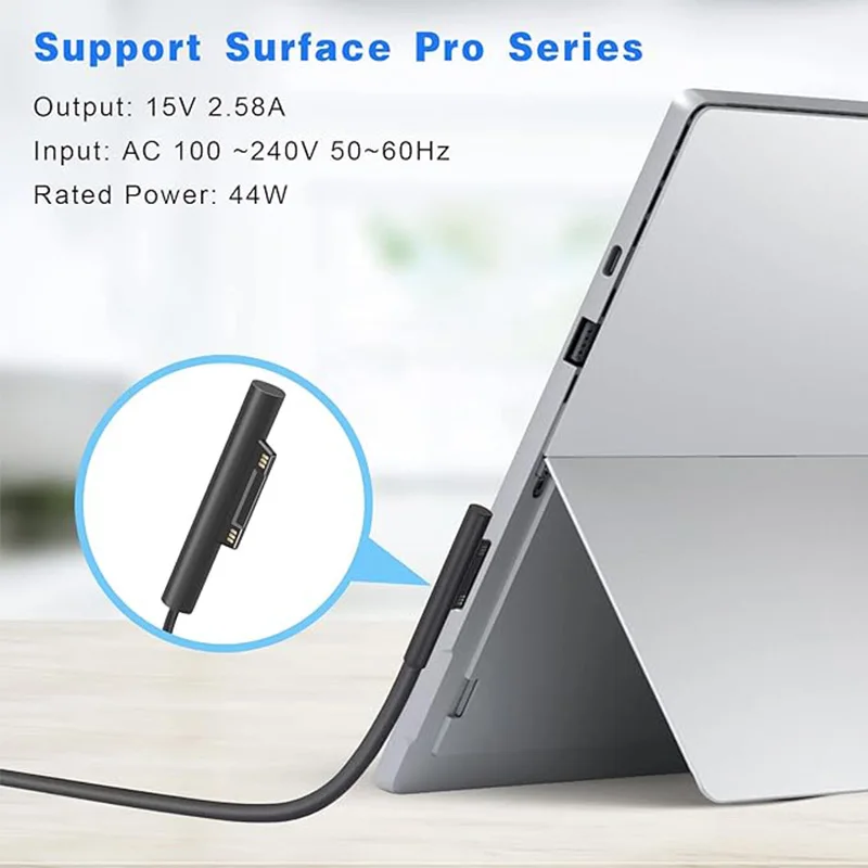 Novo 15V 4A 65W Para Microsoft livro