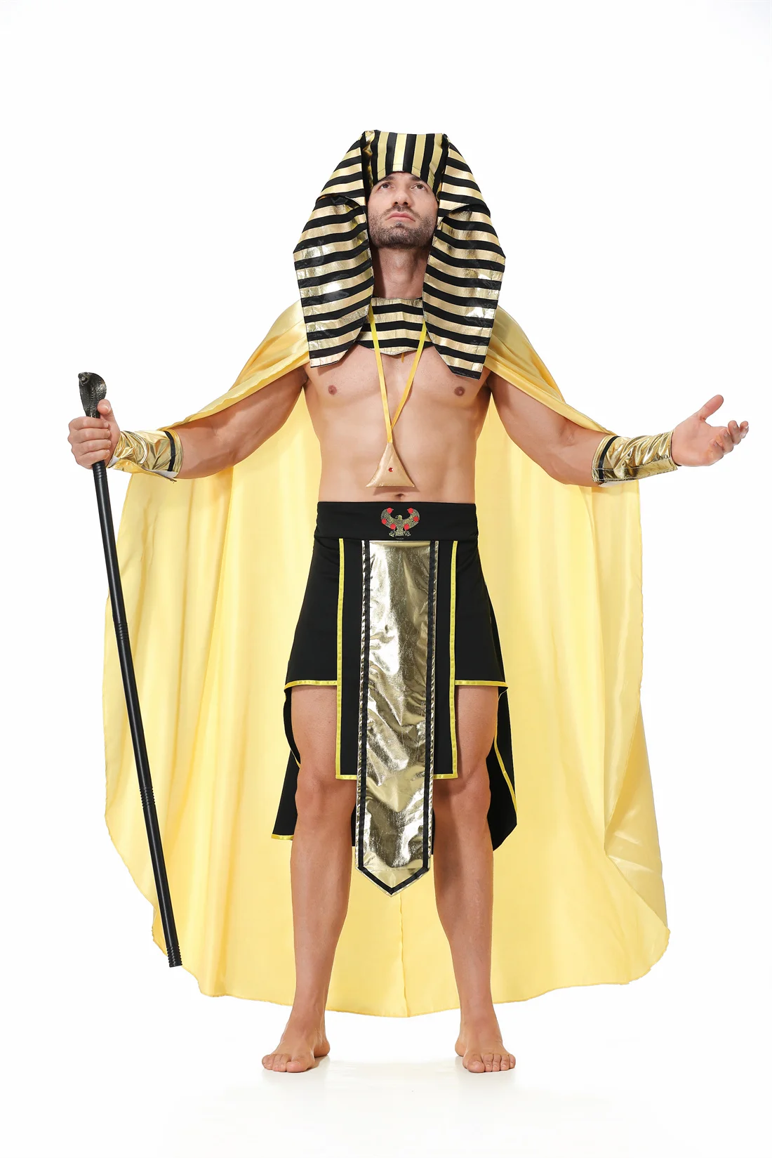 

Medieval Egyptian Myth Pharaoh Costume Halloween Carnival Party Ancient Rome Egypt Anubis Soldier Cosplay Fancy Dress