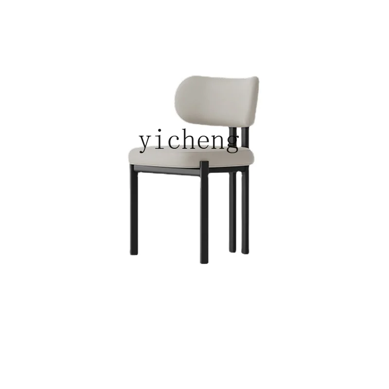 

ZK Home Dining Chair Italian Light Luxury Armchair Modern Restaurant Chair
