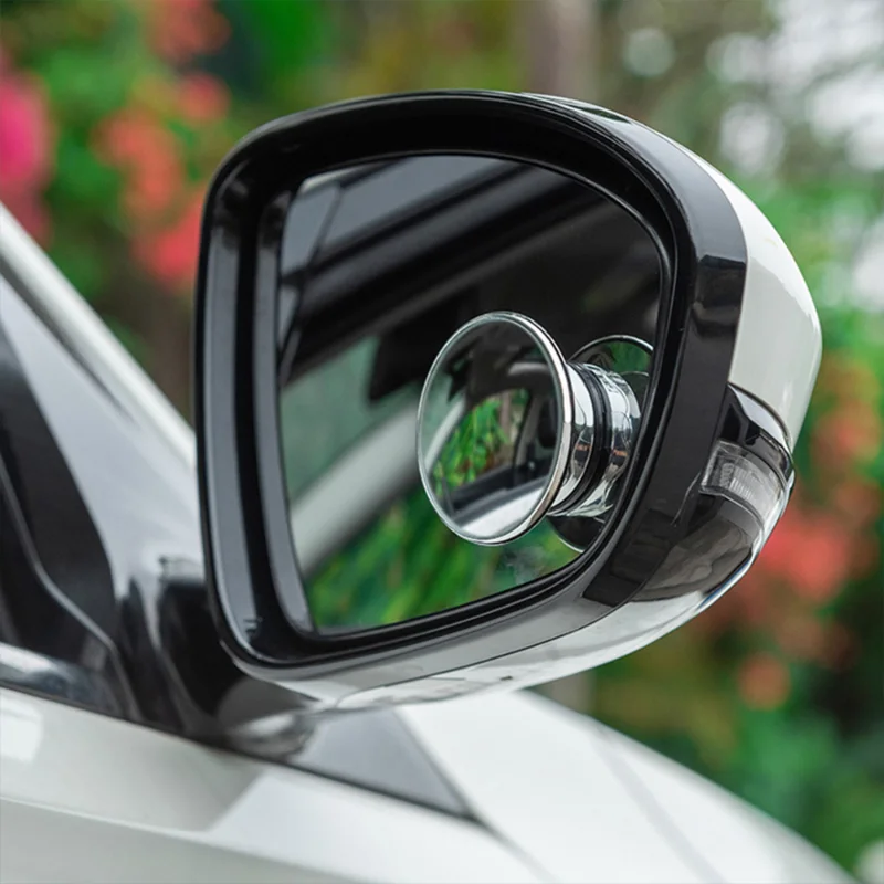 360 Grad drehbarer Saugnapf Hilfs kleiner runder Spiegel Auto Weitwinkel  Hilfs-Totwink el spiegel Rückansicht konvexer Spiegel