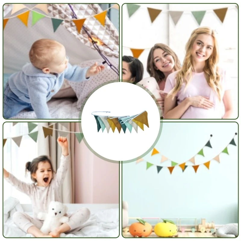 Uorbmaio Personalized Happy Birthday Bunting Banner With Custom Name Letters - White & Gold Party Decorations