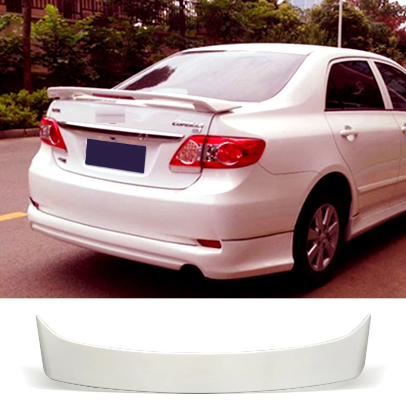 

For Toyota Corolla Rear Wing Spoiler Rear Trunk Lid Car Sport Spoilers Wing For Corolla Spoiler 2006 - 2013year With LED Lamp