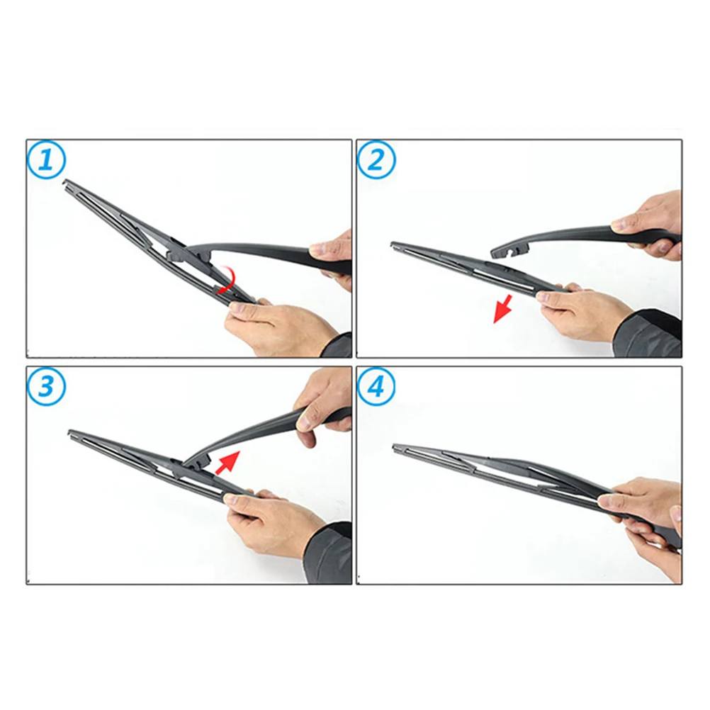 Misima 12" Heckscheibenwischerblatt & Arm Set für Nissan Murano Mitsubishi Grandis für Suzuki Liana A6 Schrägheck – Detail 5