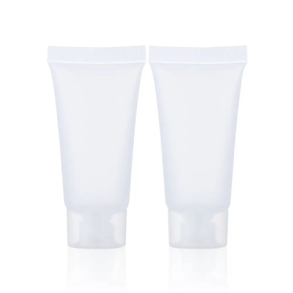 2PCS Makeup Tool Squeeze Containers Travel Size Lotion Packing Shampoo Holder Cream Tube Refillable Bottle