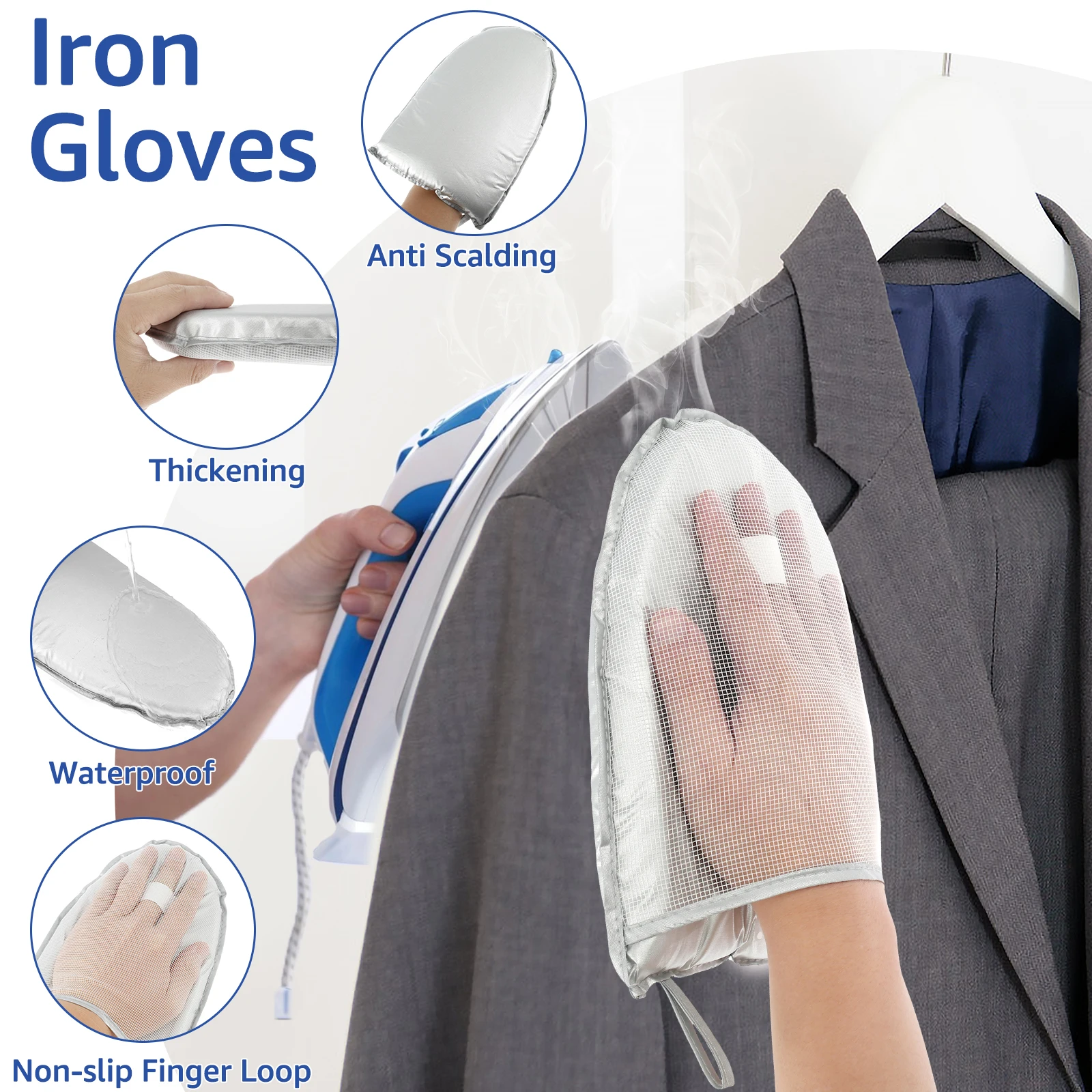 Folding Ironing Mat Ironing Board Mat Ironing Protection Pad Ironing Board Cushion Upgraded Thick Heat Resistant Ironing Blanket Pad Portable Clothes Protector Board for Table Top or Hanging