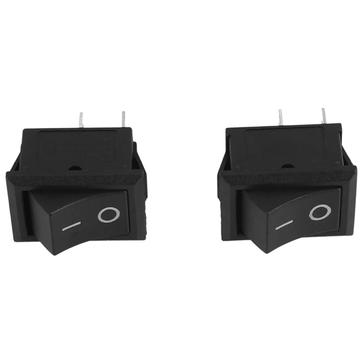 ABAN 2 Pcs 자동 자동차 AC 6A/250V 10A/125V 2 핀 2 위치 ON/OFF 로커 스위치 KCD1