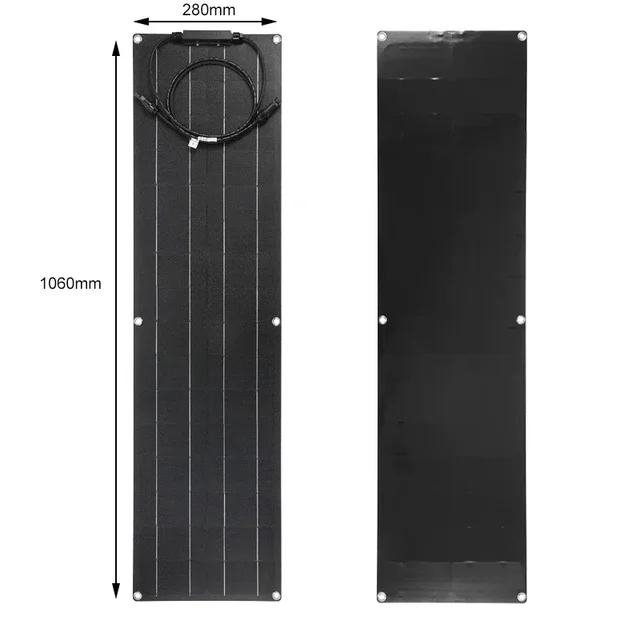 300W Сонячна панель 18V PET/ETFE Гнучка - Imagen 2