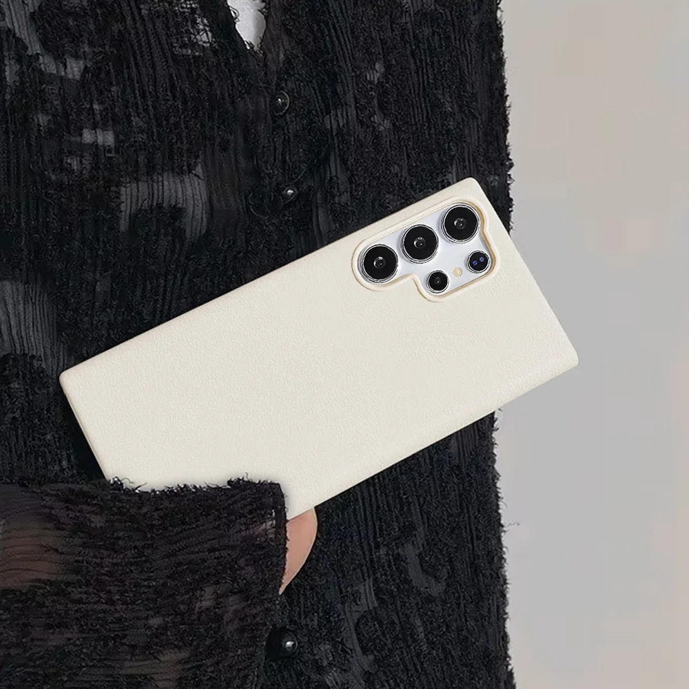 Premium Soft Silicone Leather Shockproof Phone Case Cover