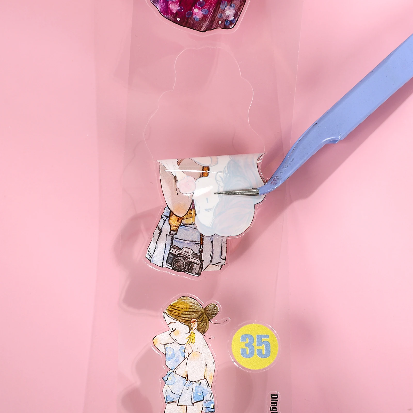 50mm * 1000cm 귀여운 휴일 소녀 캐릭터 풍경 애완 동물 테이프 크리 에이 티브 DIY 저널 재료 콜라주 스크랩북 편지지