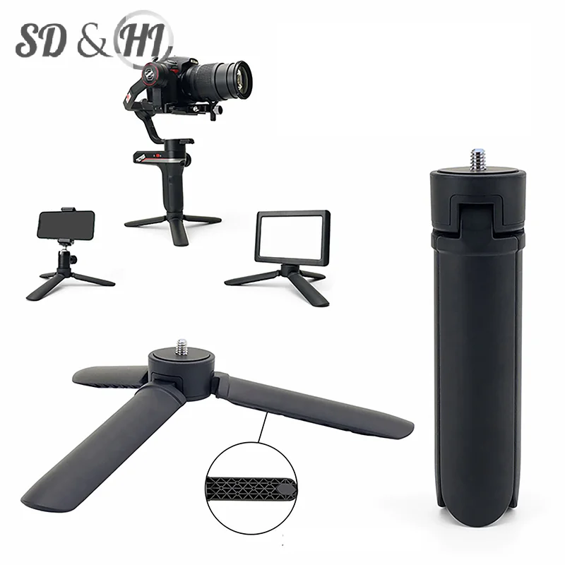 Штатив для OSMO Mobile 3/OM 4, мини-штатив с винтом 1/4 дюйма для OSMO 4 3 2 Pocket 2 Zhiyun Smooth Q 4 Q Moza Feiyu