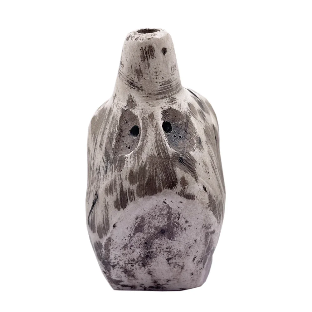 Aztec Skull Whistle Creepy Loud Human Scream War Death Whistle High Decibels Sounding for Halloween Gift