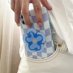 Chic Floral Acrylic Phone Grip Stand - Trendy Accessory (F3)