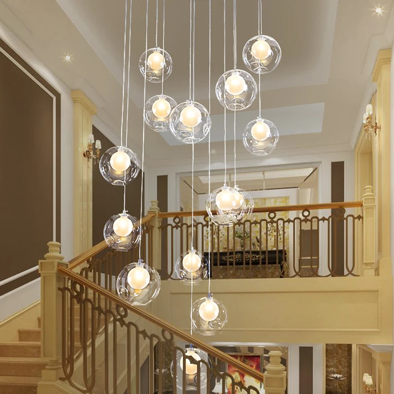 

Стеклянный подвесной светильник в виде пузырьков, Современная Скандинавская лампа для дома, гостиной, кухни, арт-Декор, светильник