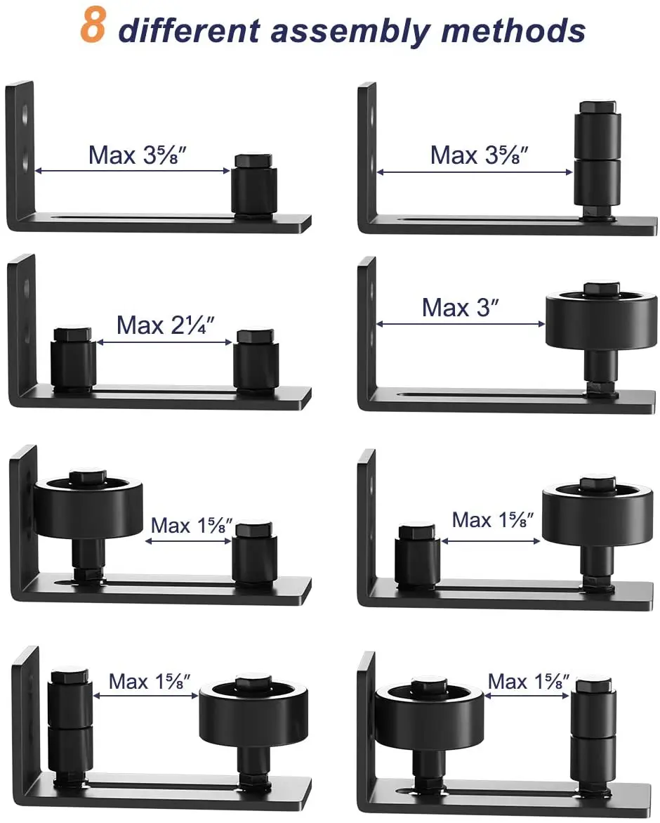 Adjustable Floor Guide Limit Sliding Slides Floor Guide for Barn Door Hardware Accessories Sliding Door Slide Rail Furniture