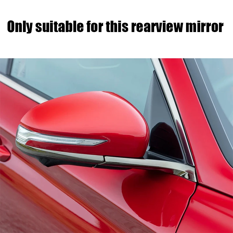 CarMirrorBazar Blind Spot Mirror Glass – Driver Side LH – For 2019-2024 Genesis G70 – Adhesive Mount