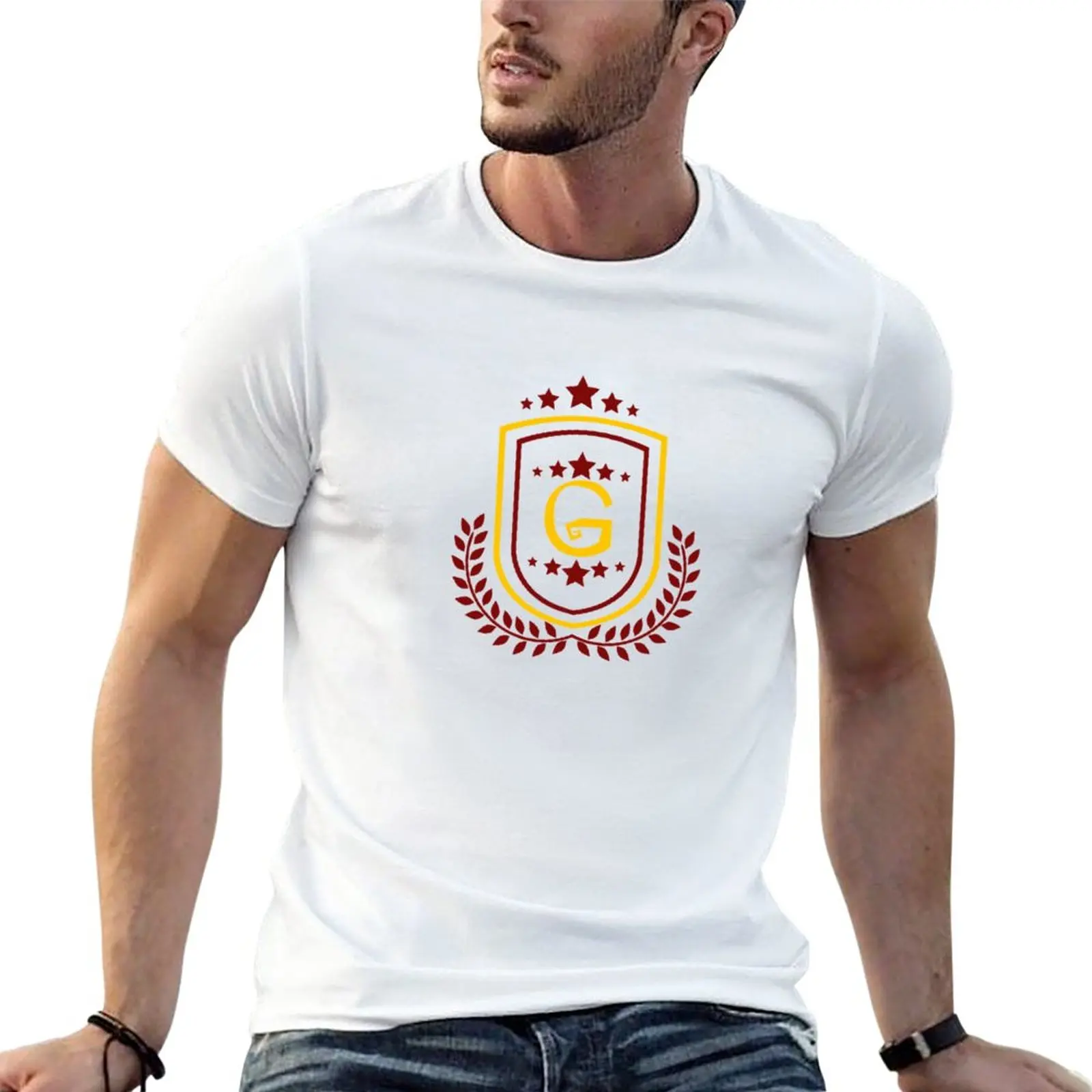 New Strong Grip Lion Star Emblem T-Shirt Maglietta Nera T-Shirt Per Ragazzi Magliette Vintage Da Uomo