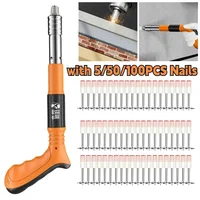 Steel Nail Gun Silencing Wall Fastener Manual Air Nailer Adjustable Anchor Wire Slotting Device Metalworking Rivet Gun Tools 1
