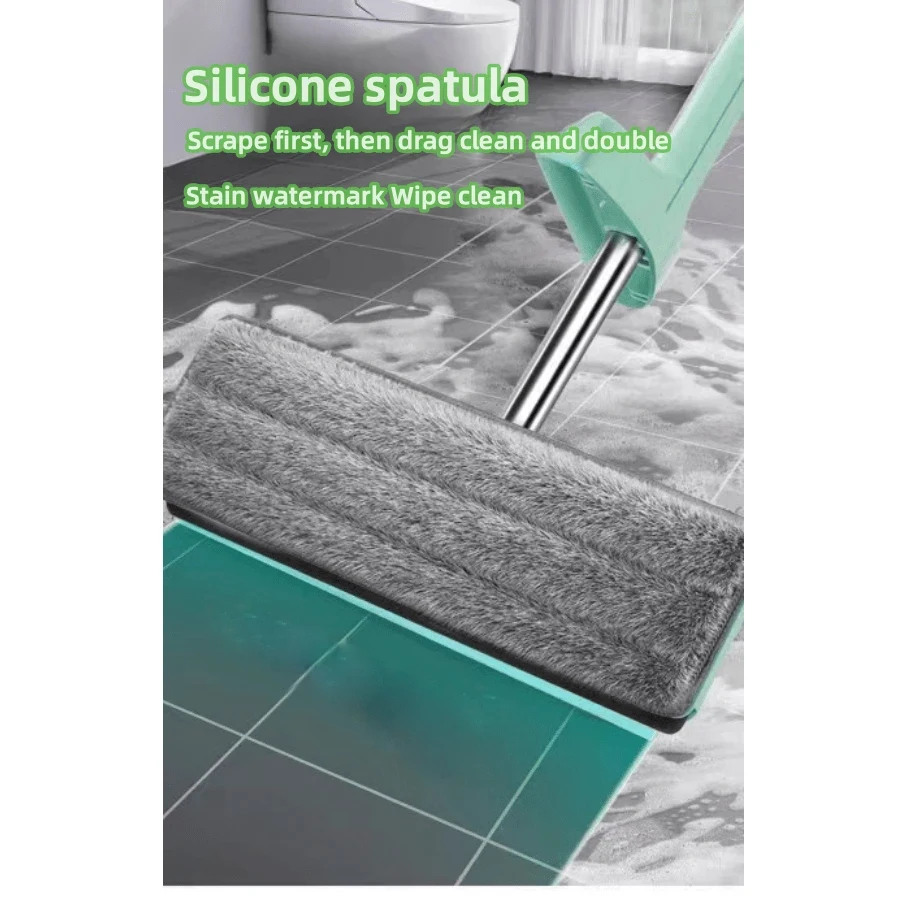 2025 ممسحة كشط مسطحة بدون استخدام اليدين ممسحة كسو...