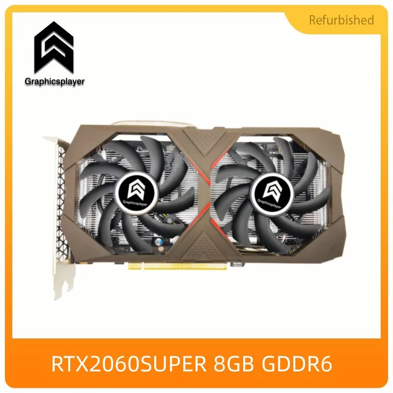 Graphicsplayer 8Gb Rtx2060 Scheda Grafica Super Computer Scheda Video Da Gioco Per Pc Gddr6 Vga 256Bit