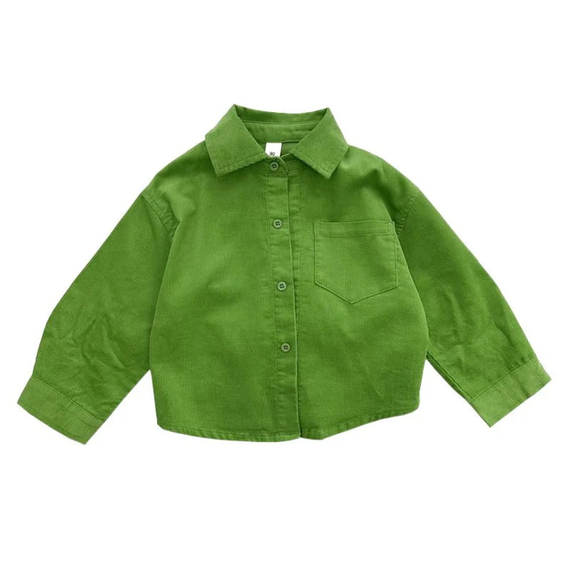 Boys Baby's Kids Blouse Coat Jacket Outwear Cotton 2024 Green Spring Autumn Shirts Outwear Sunscreen Beach Children's Clothing