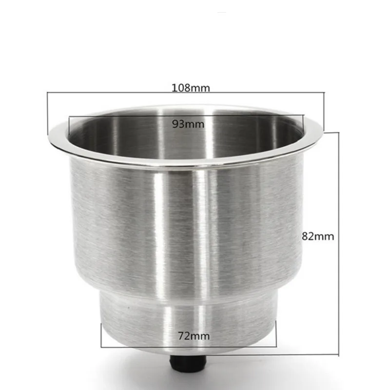 Stainless Steel Yacht Accessories Tea Cup Holder High Quality Marine Hardware Cup Holder Rv Yacht Accessories cup storage holder