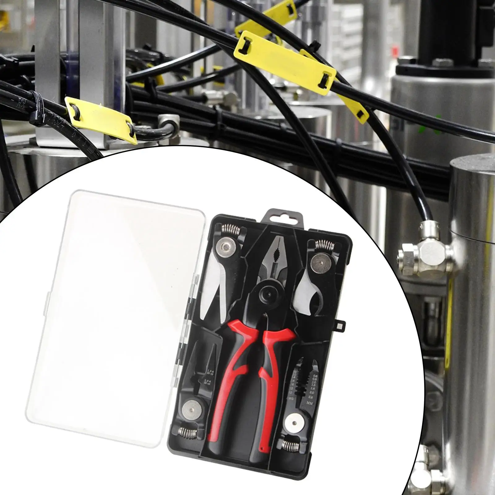 

5 in 1 Pliers Set Wire Strippers Cable Cutter for Electric Cable Crimping