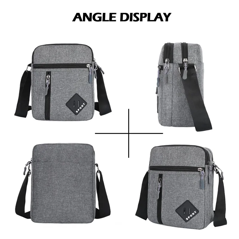 Men's Shoulder Bag Crossbody Small Sling Work Business Waterproof Oxford mens messenger bag mens shoulder bag