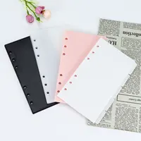 A6 A7 Binder Pockets Binder Folders for Notebook Divider Page Waterproof PVC Leaf Document Filing Bag 1